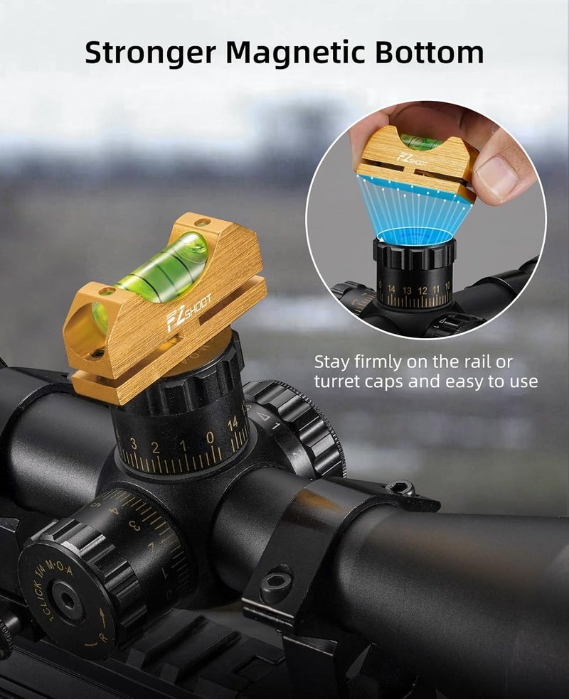 EZshoot Scope Leveling Kit with High-precision Bubble Leveling System, Magnetic Universal Leveling Tool, Compact Storage Case for Equipment and Maintenance - Image 5